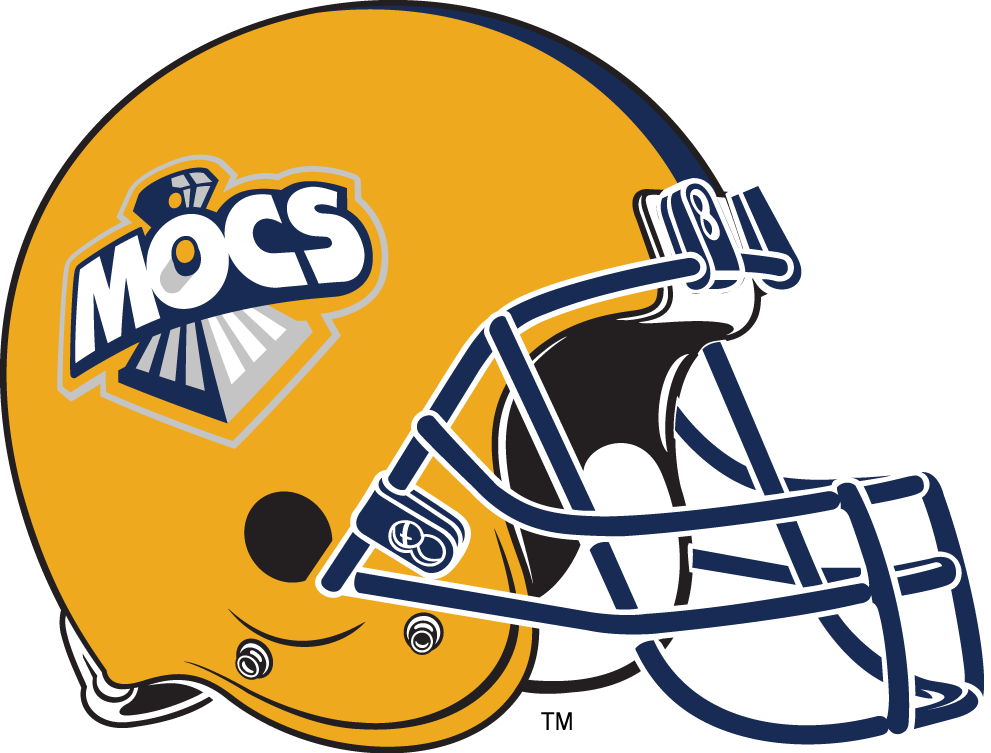 Chattanooga Mocs 1997-2007 Helmet Logo DIY iron on transfer (heat transfer)